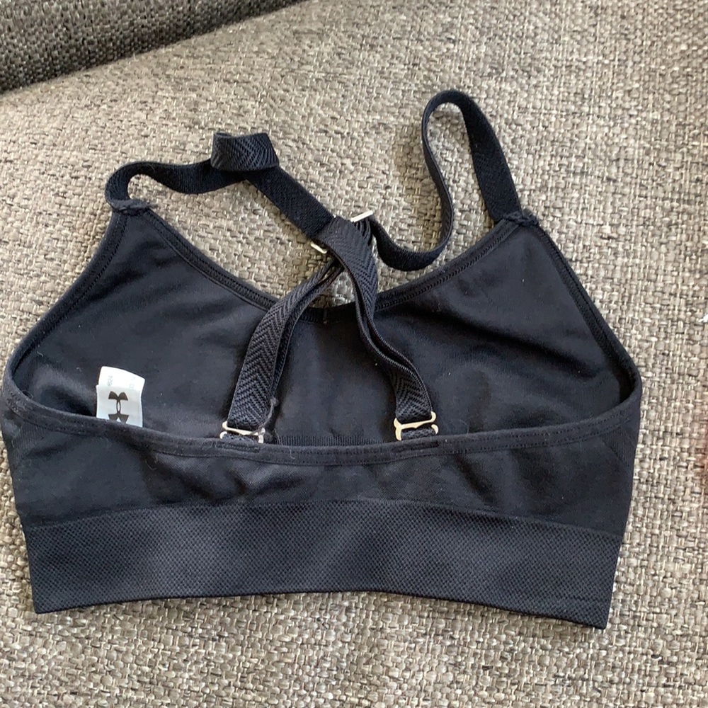 Under Armour Women’s Black Sports Cross Back Bra Size XS - Picture 4 of 6